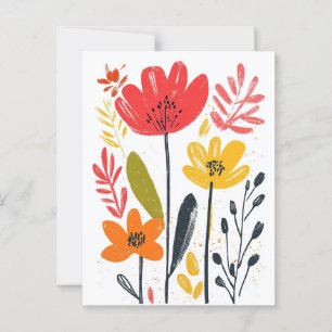 Cartão Postal Minimalista escandinavo #182