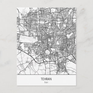 Cartão Postal minimalista Teerã Irã