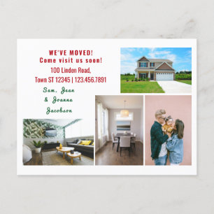 Cartão Postal Mínimo 4 Fotografias Que Mudámos O Anúncio Em Movi