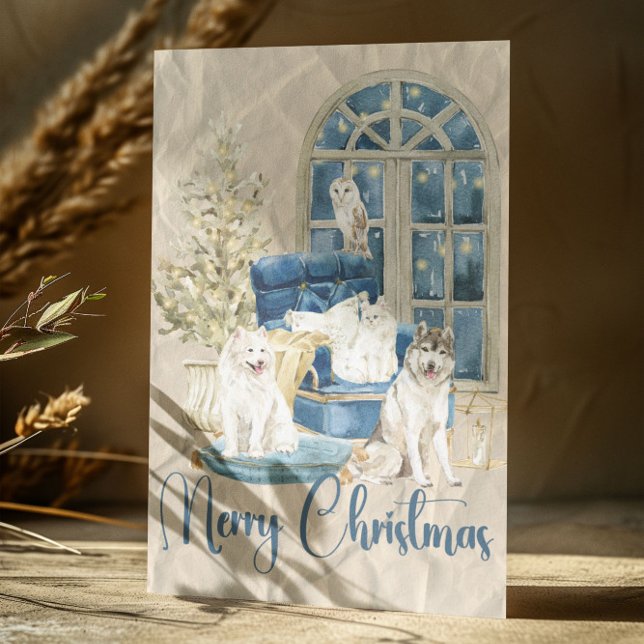 Cartão Postal Mínimo Natal Moderno (Criador carregado)