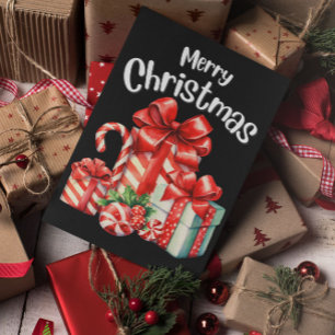 Cartão Postal Mínimo Natal Moderno