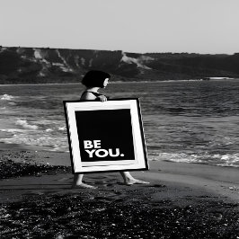 Cartão Postal Mínimo | Negrito Seja Você Mesmo