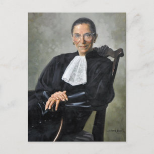Cartão Postal Ministra da Suprema Corte Ruth Bader Ginsburg
