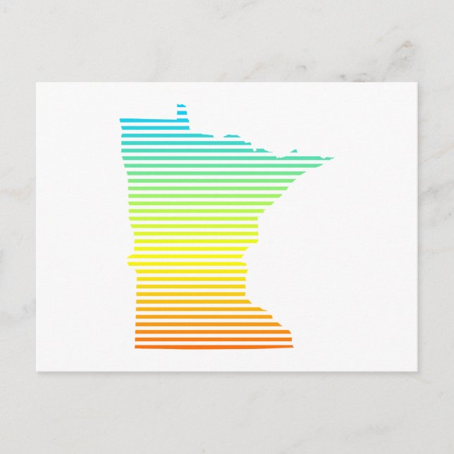 Cartão Postal minMinnesota chill fade (Frente)