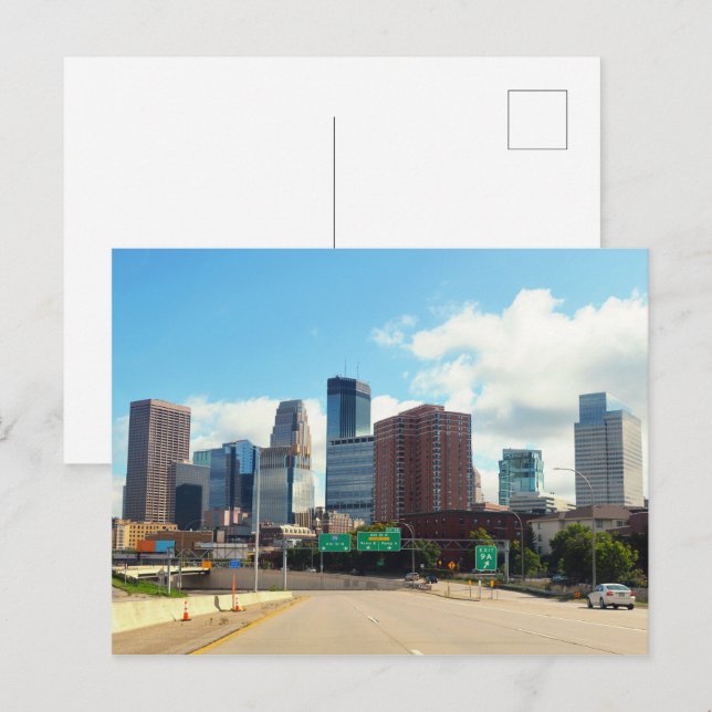 Cartão Postal Minneapolis Minnesota (Frente/Verso)