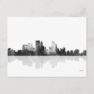 CARTÃO POSTAL MINNEAPOLIS, MINNESOTA SKYLINE