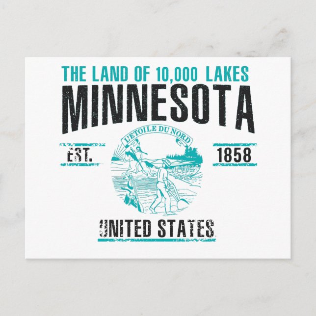 Cartão Postal Minnesota (Frente)