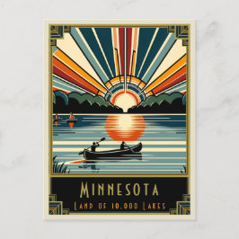 Cartão Postal Minnesota | Art Deco