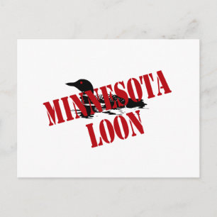 Cartão Postal Minnesota Loon