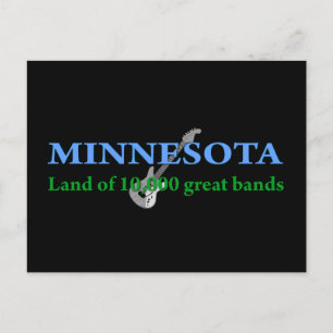 Cartão Postal Minnesota - Terra de 10.000 Bandas