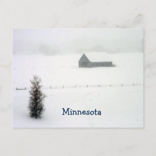 Cartão Postal Minnesota Winter Post Card