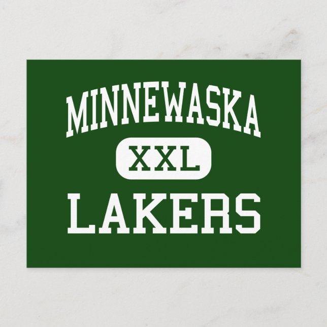Cartão Postal Minnewaska - Lakers - Area - Glenwood Minnesota (Frente)