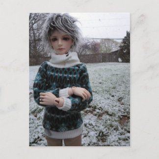 Cartão Postal Minuto de Leekeworld, boneca de junta articulada