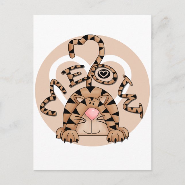 Cartão Postal Miou do Gato (Frente)