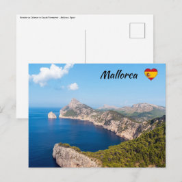 Cartão Postal Mirador es Colomer no Boné de Formentor - Maiorca