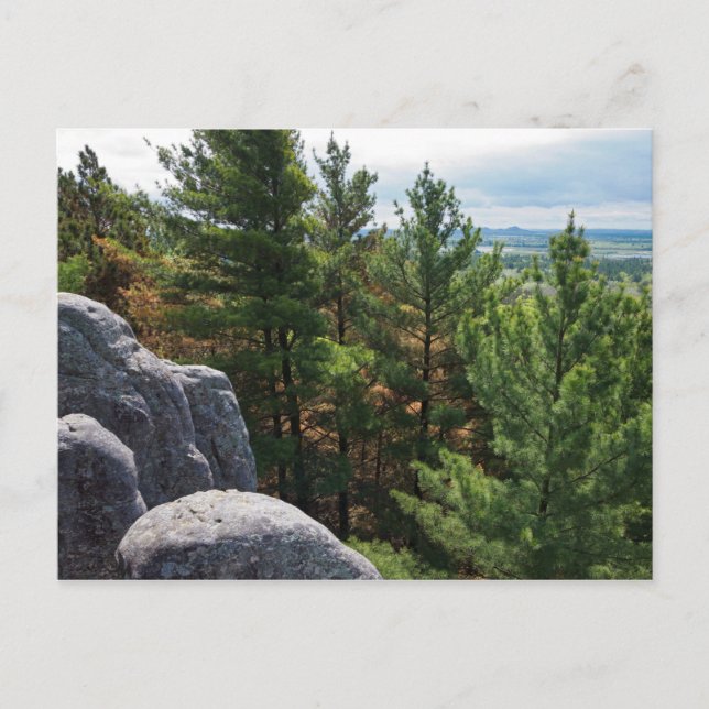 Cartão Postal Mirante do Forest Valley em Castle Mound (Frente)