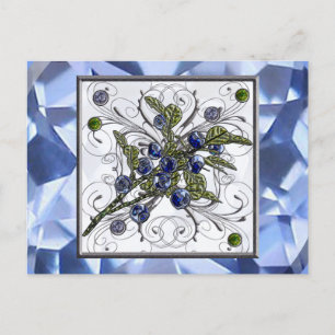 Cartão Postal mirtilo