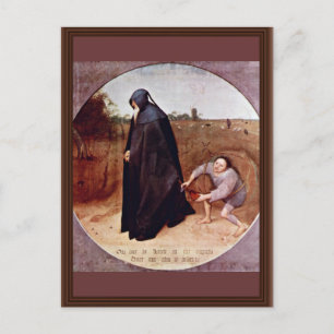 Cartão Postal Misantropo Por Bruegel D. Ä. Pieter (Melhor Qualid