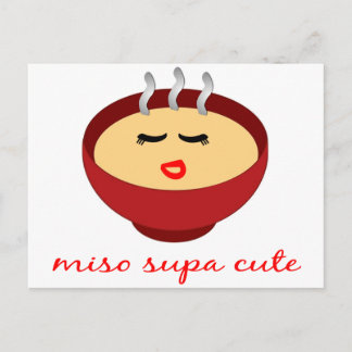Cartão Postal Miso Supa Cute Ladens / Girls Product Design