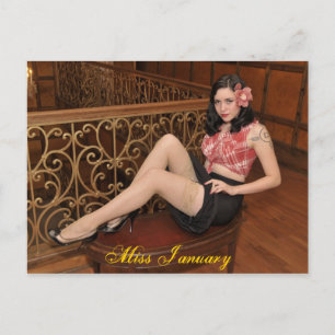 Cartão Postal Miss Janeiro-Cartão postal