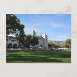 Cartão Postal Missão de Santa Barbara, Califórnia
