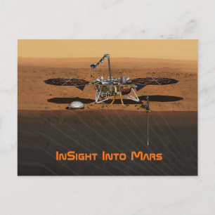Cartão Postal Missão Lander InSight Mars