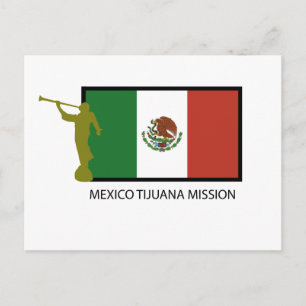 CARTÃO POSTAL MISSÃO LDS DA MISSÃO TIJUANA DO MÉXICO