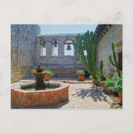 Cartão Postal Missão San Juan Capistrano Courtyard
