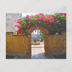 Cartão Postal Missão San Juan Capistrano Courtyard Archway