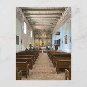 Cartão Postal Missão San Miguel Arcángel, Cor