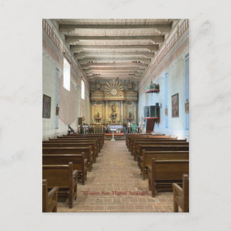 Cartão Postal Missão San Miguel Arcángel, Cor