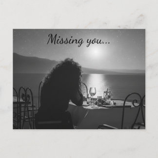 Cartão Postal Missing you Postcard