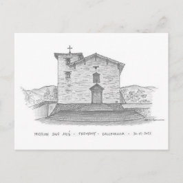 Cartão Postal Mission San José, Fremont, Califórnia, EUA