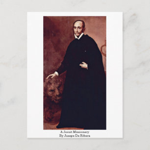 Cartão Postal Missionário Jesuíta De Jusepe De Ribera