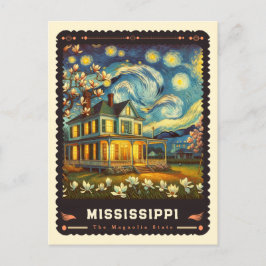 Cartão Postal Mississipi | Vincent Van Gogh inspirado