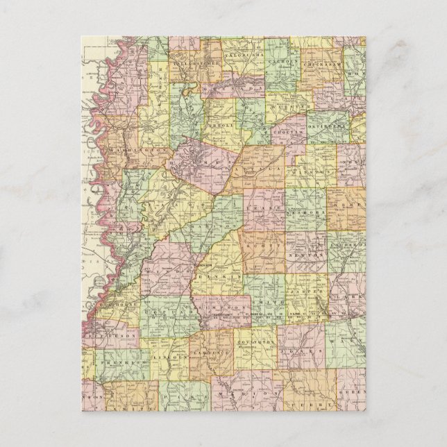 Cartão Postal Mississippi (Frente)