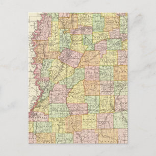 Cartão Postal Mississippi