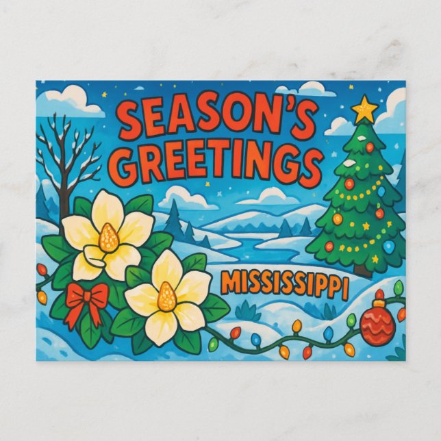 Cartão postal MISSISSIPPI (Frente)