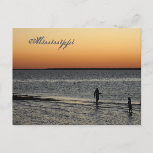 Cartão postal Mississippi (Frente)