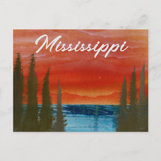 Cartão Postal Mississippi (Frente)