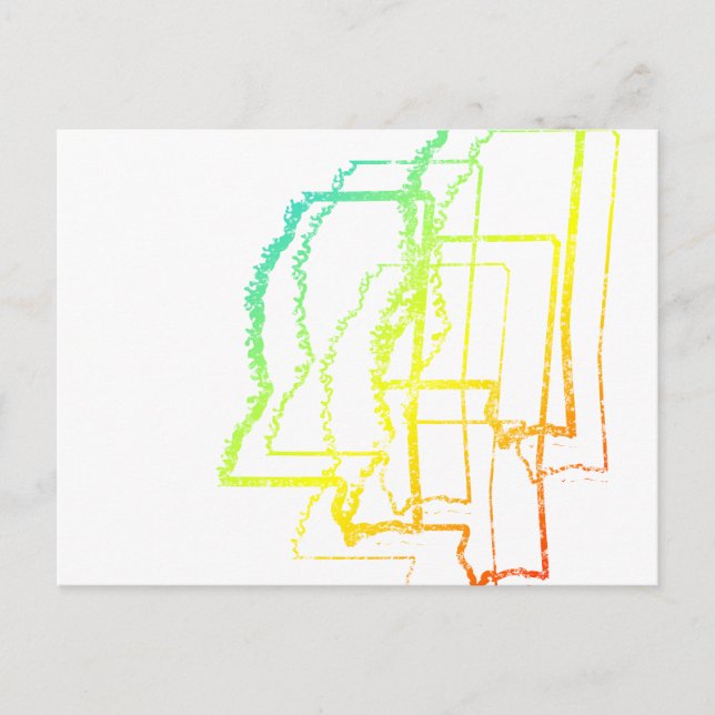 Cartão Postal mississippi chill blur (Frente)