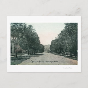 Cartão Postal Missouri Avenue ViewDeer Lodge, MT