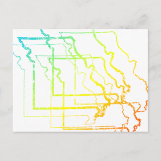 Cartão Postal missouri chill blur