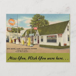 Cartão Postal Missouri, Epps Motel, Café, Poplar Bluff