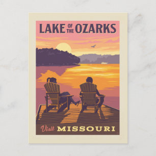 Cartão Postal Missouri Lago dos Ozarks