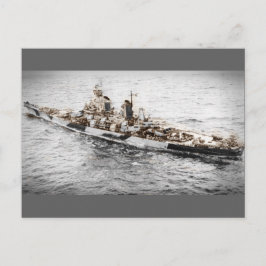 Cartão Postal Missouri no mar