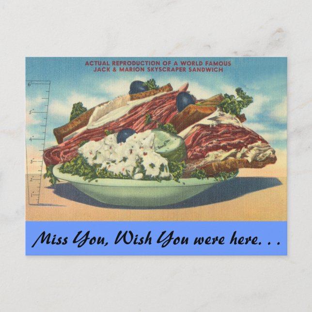 Cartão Postal Missouri, Skyscraper Sandwich (Frente)