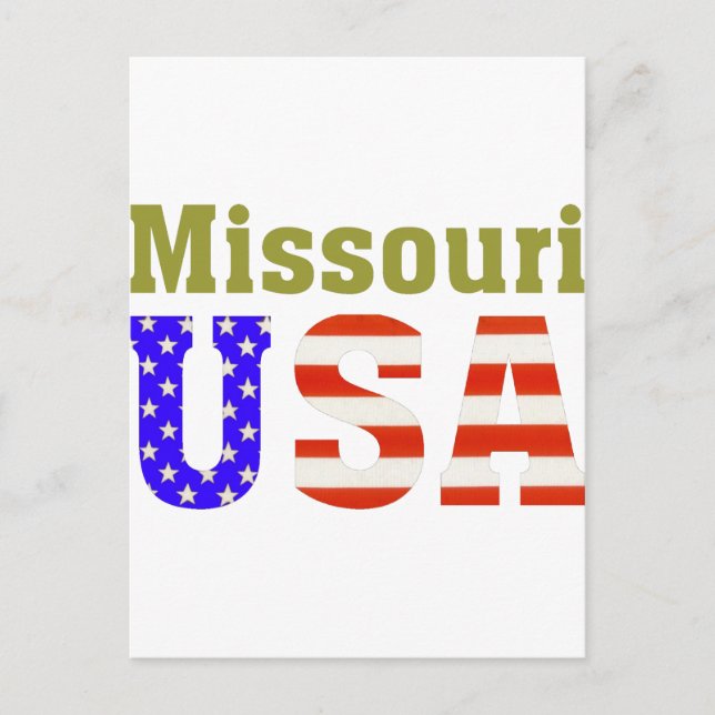 Cartão Postal Missouri USA! (Frente)