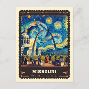 Cartão Postal Missouri   Vincent Van Gogh inspirado