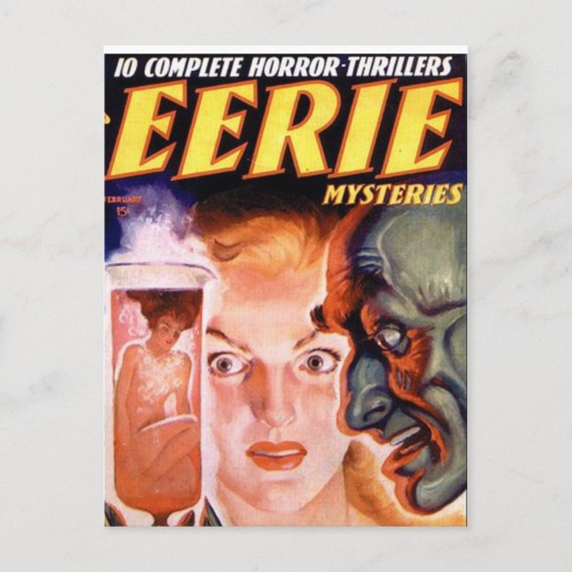 Cartão Postal Mistérios de Eerie 1 (Frente)